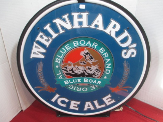 Weinhardt's Ice Ale Neon Spinner Sign
