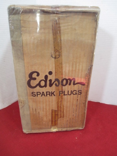 Edison Spark Plugs Early Original Shipping Box