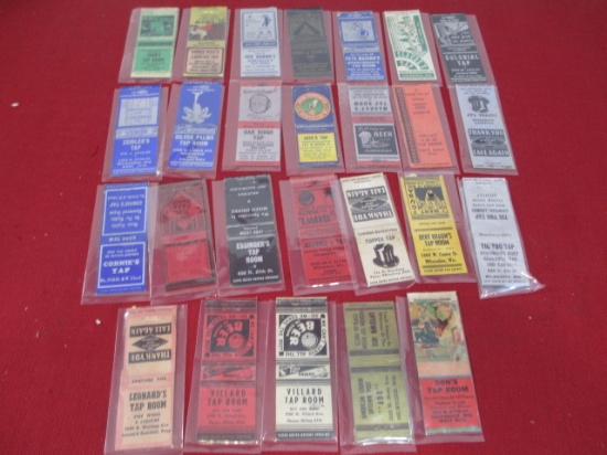 Advertising Matchbook Covers-Lot of 27