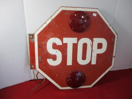 School Bus Swing-Out STOP Sign