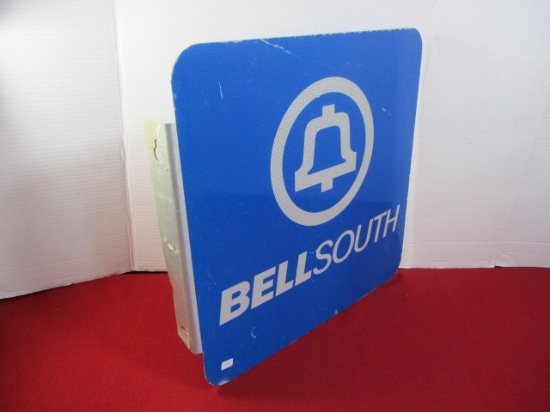 Bell South Reflective Metal Flange Sign
