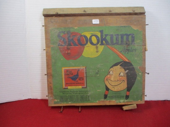 Skookum Native American Advertising Box End