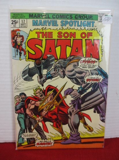 Marvel Comics 25 Cent The Son of Satan No.17 Comic Book