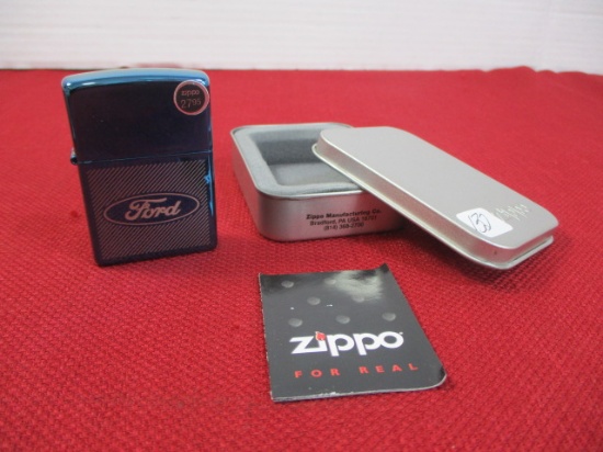 NOS Zippo Ford Advertising Lighter