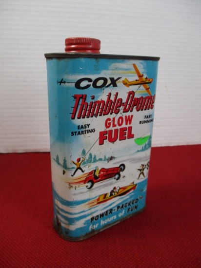 COX Thimble Drone Glow Fuel Advertising Can
