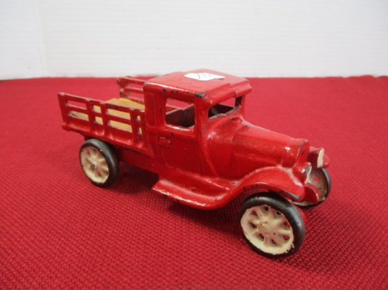 Arcade Cast Iron Toys Freeport, ILL Model 208R Stakebed Truck