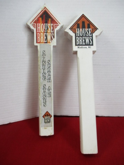 House of Brews Madison WI Advertising Tapper Handle Pair