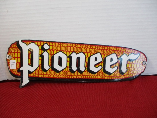 "Pioneer" Porcelain Advertising Sign