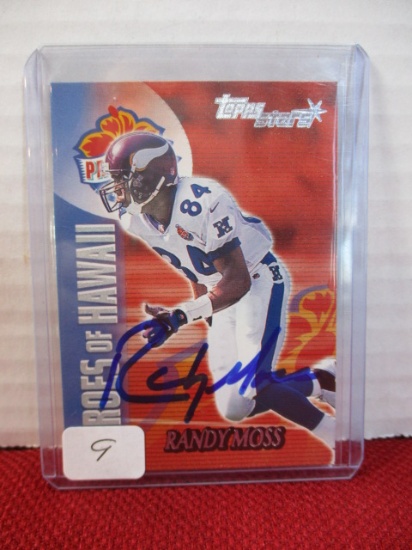 Randy Moss Autographed Trading Card