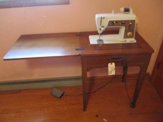 Singer Deluxe Zig-Zag Model 646 Cabinet Sewing Machine