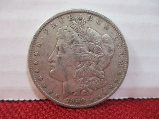 1889 U.S Morgan Silver Dollar Coin