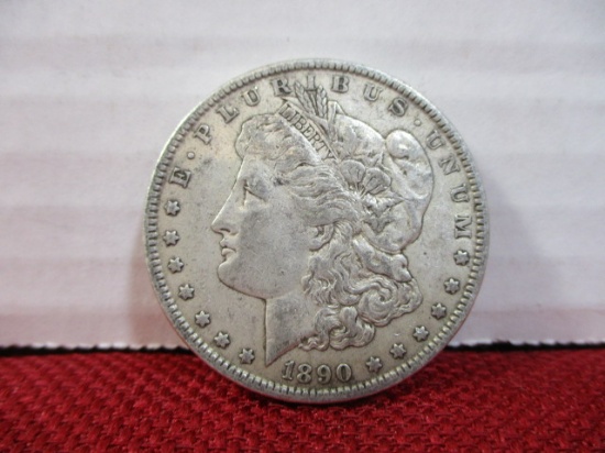 1890 U.S Morgan Silver Dollar Coin