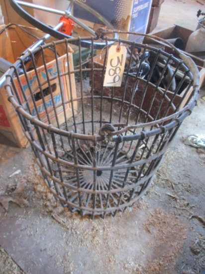 Vintage Coated Egg Basket