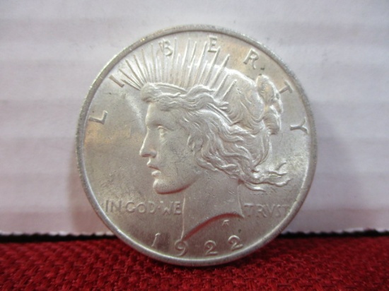 1922 U.S Liberty Silver Dollar Coin