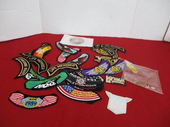 Large Lot of Motorcycle Club Patches
