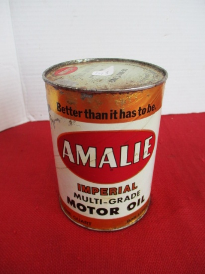 Amalie 1 Quart Composite Advertising Can (Empty)
