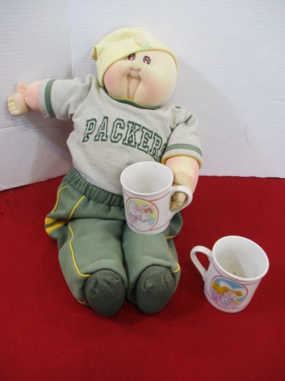 Original Cabbage Patch Doll w/ Packers Outfit