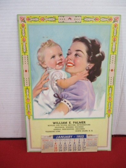 1953 William Palmer Advertising Calendar