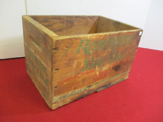 Remington Shur Shot Wooden Advertising Crate