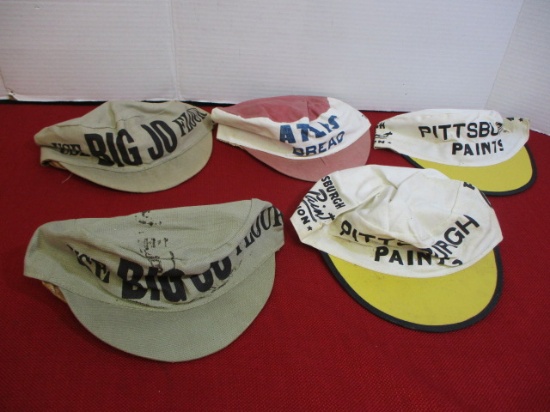 Advertising Painter's Caps-Lot of 5