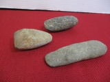 Native American Stone Tools-Lot of 3