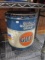 Gulf Oil 35 lb. Grease Can w/ Contents