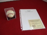 Duke Schneider Autographed Baseball w/ COA