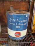 Gulf Oil Multi-Purpose 5 Gallo Advertising Can