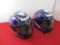 Pair of Bieffe Motorcycle/Snowmobile Helmets