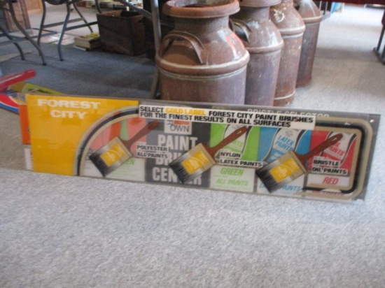 Acrylic Paint Company Advertising Signs-Lot of 5
