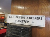 Hand Painted Help Wanted Wooden Sign