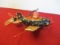 Japan Made Tin Lithograph Key-wind Airplane
