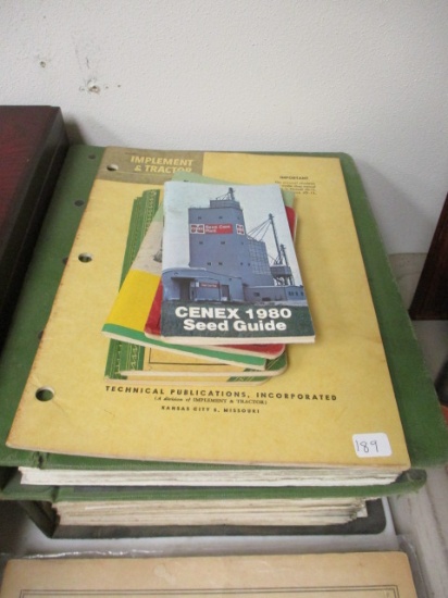 Vintage John Deere Parts Catalog + Pocket Ledgers