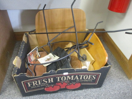 Longaberger Display Racks, Wooden Covers + More
