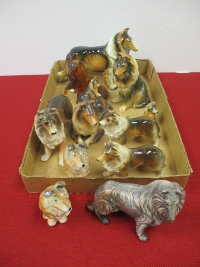 Porcelain/Ceramic Border Collie Mixed Lot