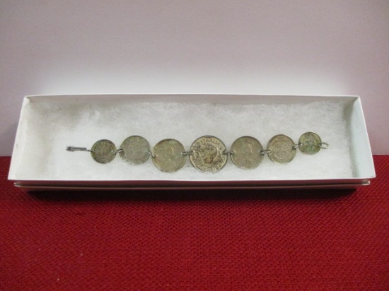1940's Australian Coin Bracelet
