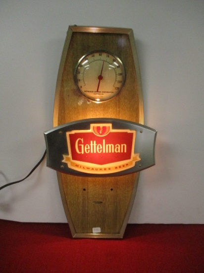 *Gettleman Brewing Corp. Lightup Thermometer + Calendar