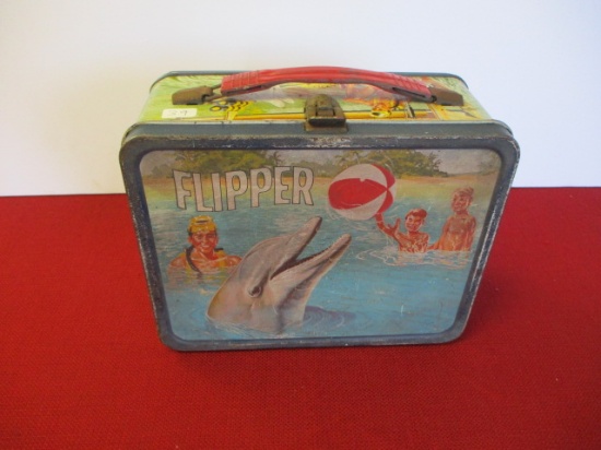 1966 Thermos Flipper Metal Lunch Pail