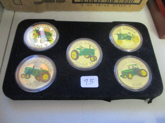 John Deere .999 Fine Silver Coin Set