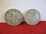 Walking Liberty Silver Half Dollars (Pair)