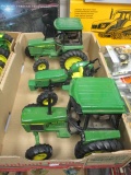 John Deere 1:16 Scale Die Cast Tractors-Lot of 3 (D)