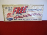 Pepsi-Cola Original Double Dot Advertising Sign