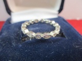 Sterling Silver Ladies Ring w/ Stones