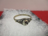 Sterling Silver Ladies Ring w/ Yin Yang