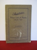 1913 Studebaker Model Six Parts Catalog