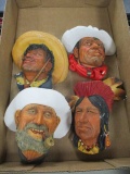 Bossons England Chalkware Wall Art