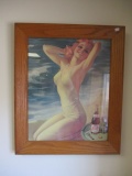 Pepsi-Coca Vintage Framed Advertisement