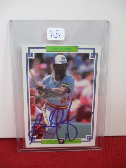 Dunruss Ben Oglive Autographed Trading Card