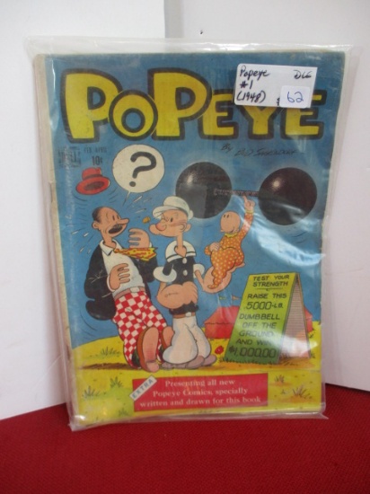 Dell Comics 1948 Popeye #1 Comic Book