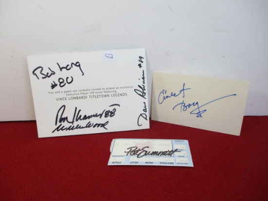 Mixed Packers and Other Autographs